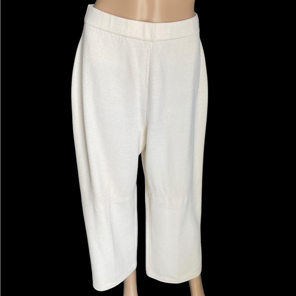 St John collection blue green ivory jacket/sleeveless top/pants
suit size 10/M - Picture 11 of 16